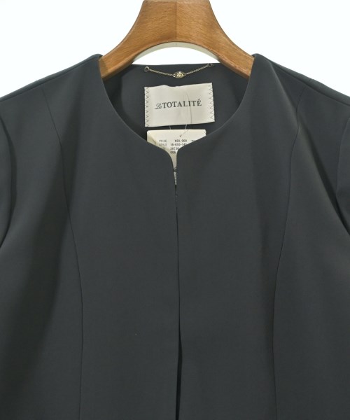 La TOTALITE（ラトータリテ）ノーカラージャケット グレー サイズ:36(S位) レディース/2200646010083