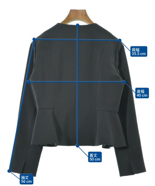 La TOTALITE（ラトータリテ）ノーカラージャケット グレー サイズ:36(S位) レディース/2200646010083