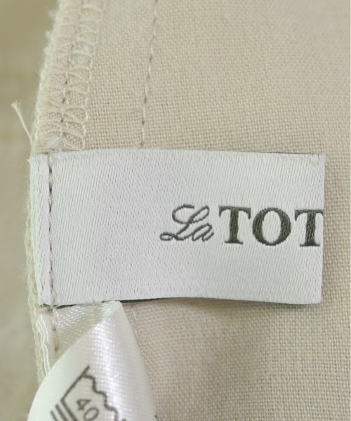 La TOTALITE（ラトータリテ）スラックス ベージュ サイズ:38(M位) レディース/2200645525038