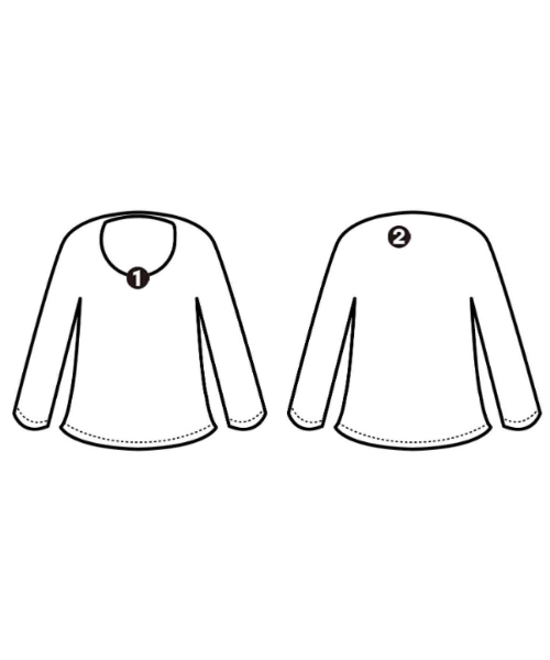 La TOTALITE（ラトータリテ）ブラウス 黒 サイズ:36(S位) レディース/2200654382042