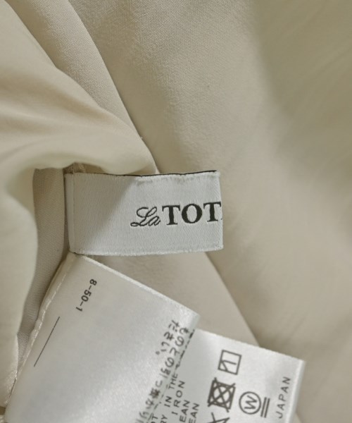 La TOTALITE（ラトータリテ）ブラウス ベージュ サイズ:F レディース/2200654382059