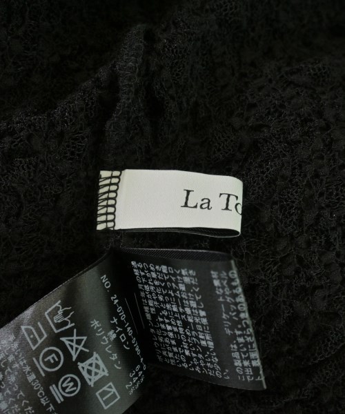 La TOTALITE（ラトータリテ）ブラウス 黒 サイズ:F レディース/2200705289061