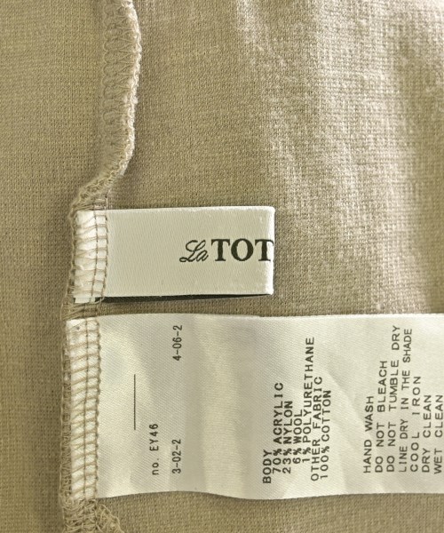 La TOTALITE（ラトータリテ）ポロシャツ ベージュ サイズ:F レディース/2200652677010