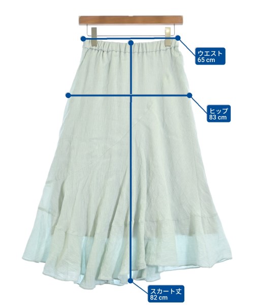 La TOTALITE（ラトータリテ）ロング・マキシ丈スカート 青 サイズ:38(M位) レディース/2200658372155