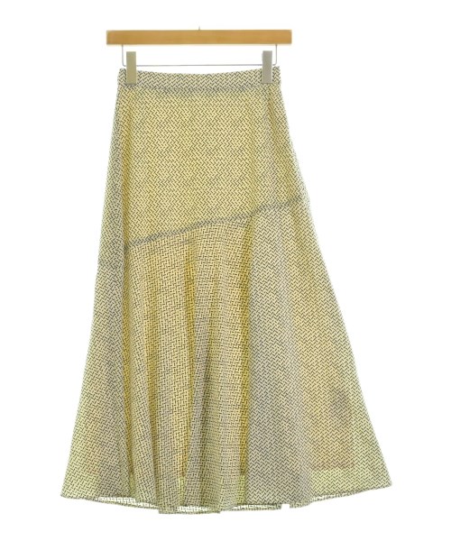 La TOTALITE(ラトータリテ)ロング・マキシ丈スカート 白 サイズ:36(S位)/2200664854041