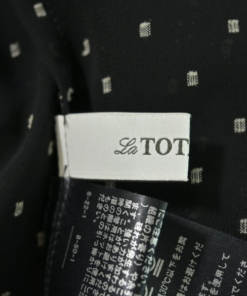 La TOTALITE（ラトータリテ）ブラウス 黒 サイズ:F レディース/2200666928023