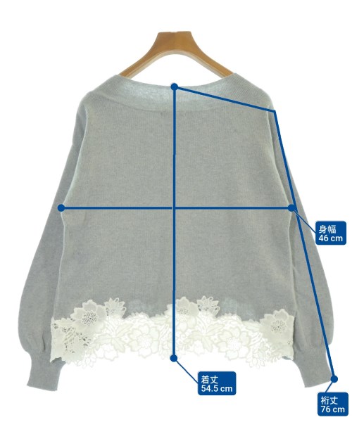 La TOTALITE（ラトータリテ）ニット・セーター グレー サイズ:F レディース/2200668697033