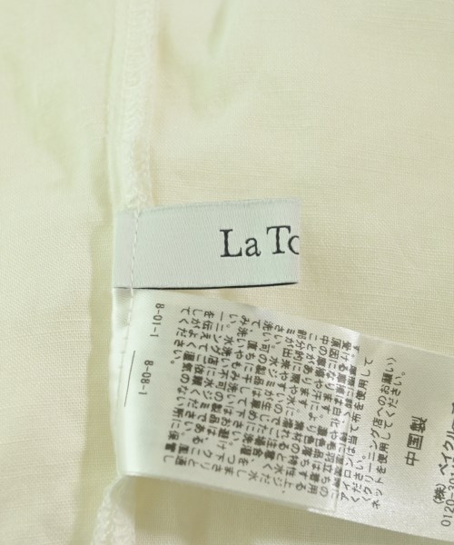La TOTALITE（ラトータリテ）ブラウス 白 サイズ:F レディース/2200718295066
