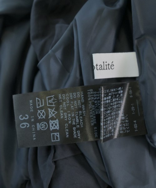 La TOTALITE（ラトータリテ）ワンピース 紺 サイズ:36(S位) レディース/2200675091046