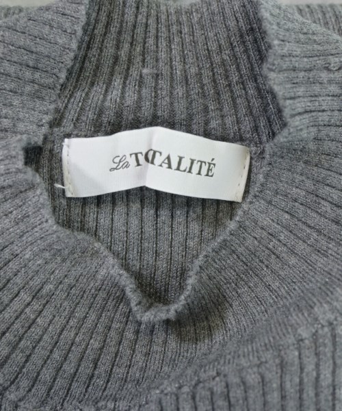 La TOTALITE（ラトータリテ）ニット・セーター グレー サイズ:-(XS位) レディース/2200681297210