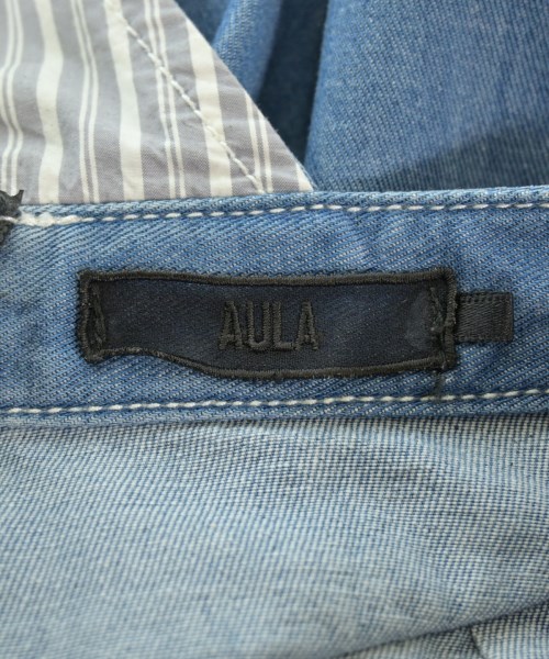 AULA（アウラ）ロング・マキシ丈スカート 青 サイズ:0(XS位) レディース/2200623800119