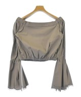 AULA（アウラ）ブラウス 茶 サイズ:0(XS位) レディース/2200624500063