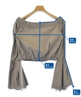 AULA（アウラ）ブラウス 茶 サイズ:0(XS位) レディース/2200624500063