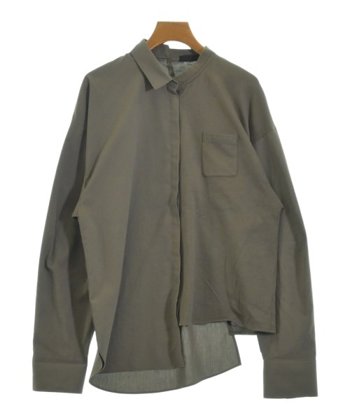 AULA(アウラ)カジュアルシャツ カーキ サイズ:0(XS位)/2200654899045