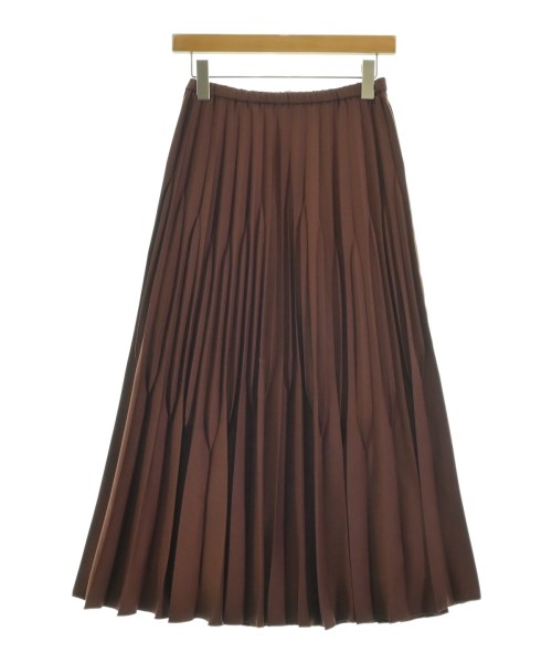AULA(アウラ)ロング・マキシ丈スカート 茶 サイズ:0(XS位)/2200659383112