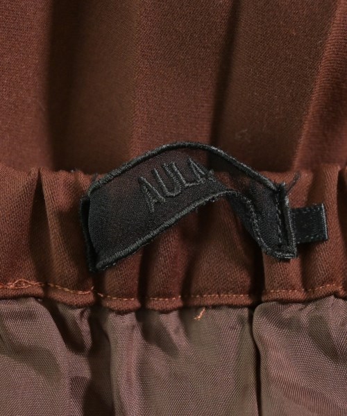 AULA（アウラ）ロング・マキシ丈スカート 茶 サイズ:0(XS位) レディース/2200659383112