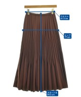 AULA（アウラ）ロング・マキシ丈スカート 茶 サイズ:0(XS位) レディース/2200659383112