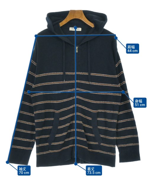 gelato pique HOMME（ジェラート　ピケ　オム）パーカー 紺 サイズ:M メンズ/2200636032125