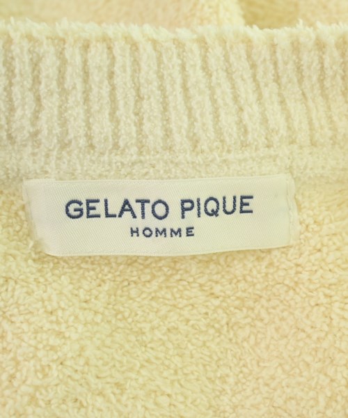 gelato pique HOMME（ジェラート　ピケ　オム）ニット・セーター 黄 サイズ:-(XL位) メンズ/2200694677061