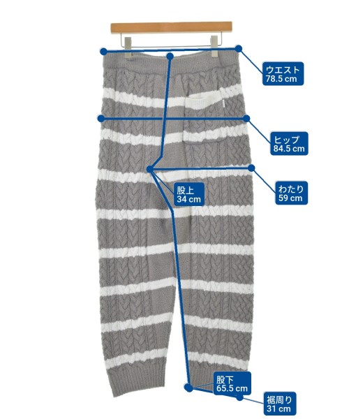 gelato pique HOMME（ジェラート　ピケ　オム）スウェットパンツ グレー サイズ:L メンズ/2200657804039