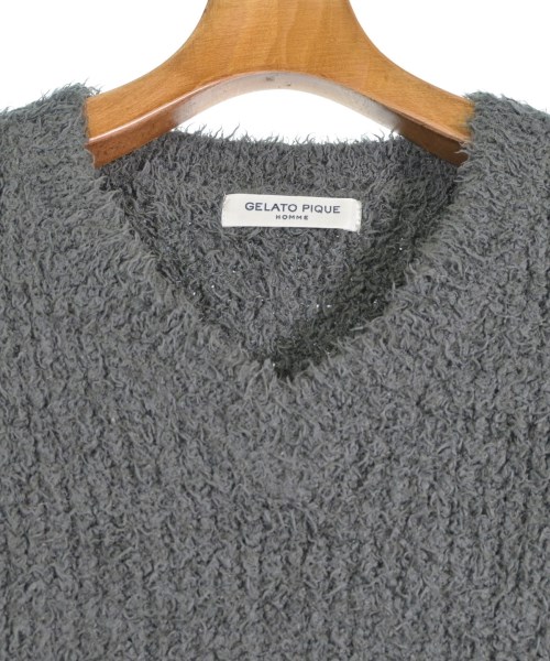 gelato pique HOMME（ジェラート　ピケ　オム）ニット・セーター グレー サイズ:L メンズ/2200661442036