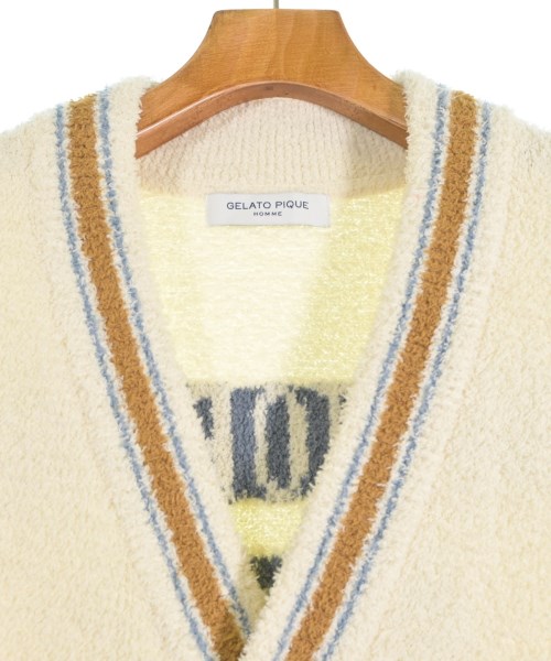 gelato pique HOMME（ジェラート　ピケ　オム）カーディガン 白 サイズ:L メンズ/2200661442050