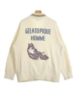 gelato pique HOMME（ジェラート　ピケ　オム）カーディガン 白 サイズ:L メンズ/2200661442050
