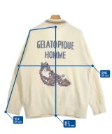 gelato pique HOMME（ジェラート　ピケ　オム）カーディガン 白 サイズ:L メンズ/2200661442050