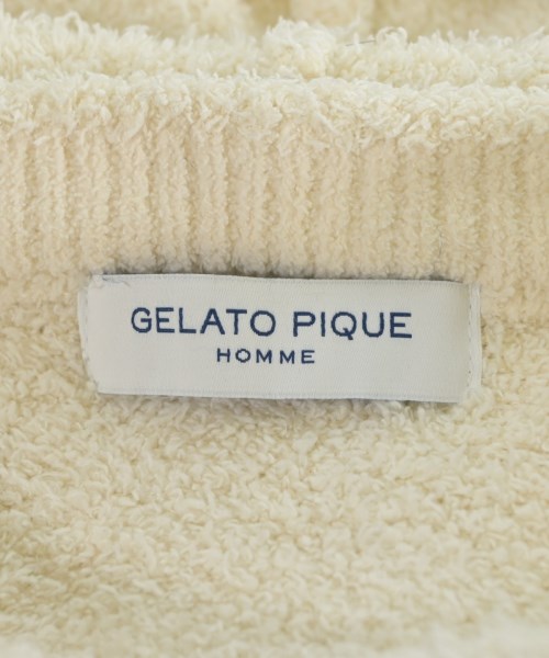 gelato pique HOMME（ジェラート　ピケ　オム）パーカー 白 サイズ:L メンズ/2200661442067