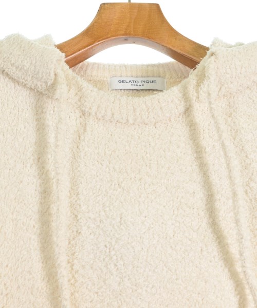 gelato pique HOMME（ジェラート　ピケ　オム）パーカー 白 サイズ:L メンズ/2200661442067