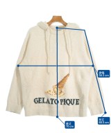 gelato pique HOMME（ジェラート　ピケ　オム）パーカー 白 サイズ:L メンズ/2200661442067