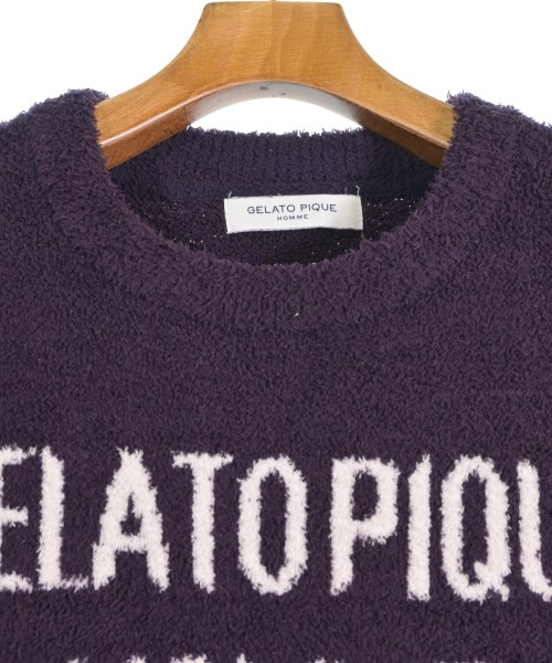 gelato pique HOMME（ジェラート　ピケ　オム）ニット・セーター 紫 サイズ:L メンズ/2200661442081