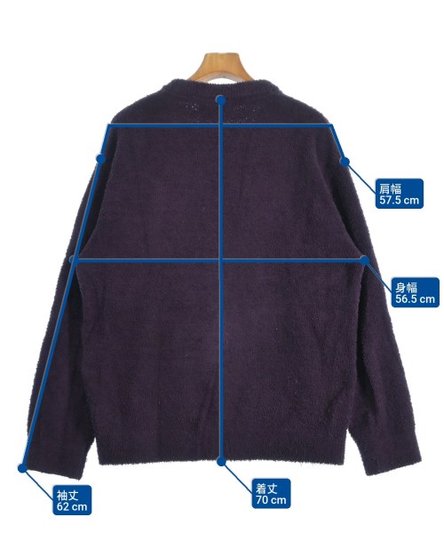 gelato pique HOMME（ジェラート　ピケ　オム）ニット・セーター 紫 サイズ:L メンズ/2200661442081