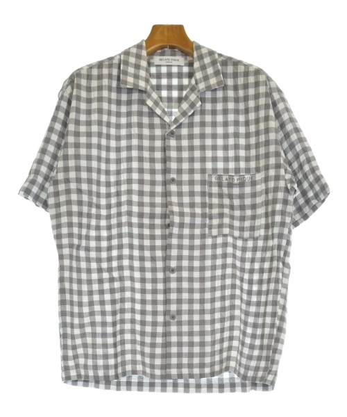 gelato pique HOMME（ジェラート　ピケ　オム）カジュアルシャツ グレー サイズ:M メンズ/2200640893064