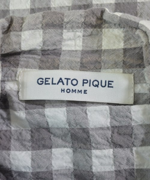 gelato pique HOMME（ジェラート　ピケ　オム）カジュアルシャツ グレー サイズ:M メンズ/2200640893064