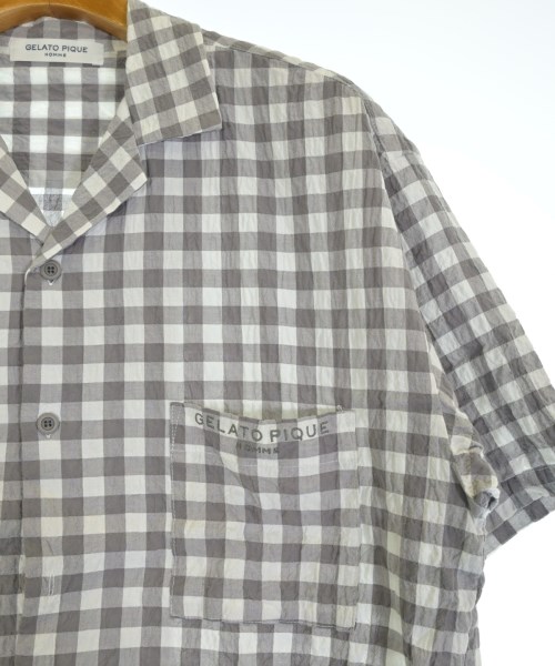 gelato pique HOMME（ジェラート　ピケ　オム）カジュアルシャツ グレー サイズ:M メンズ/2200640893064