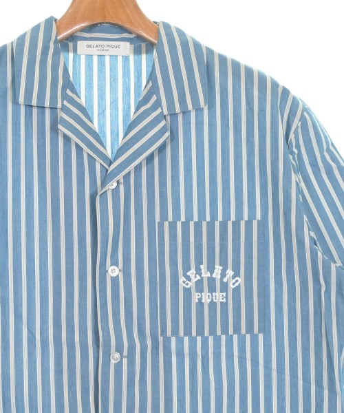 gelato pique HOMME（ジェラート　ピケ　オム）カジュアルシャツ 青 サイズ:M メンズ/2200640893576