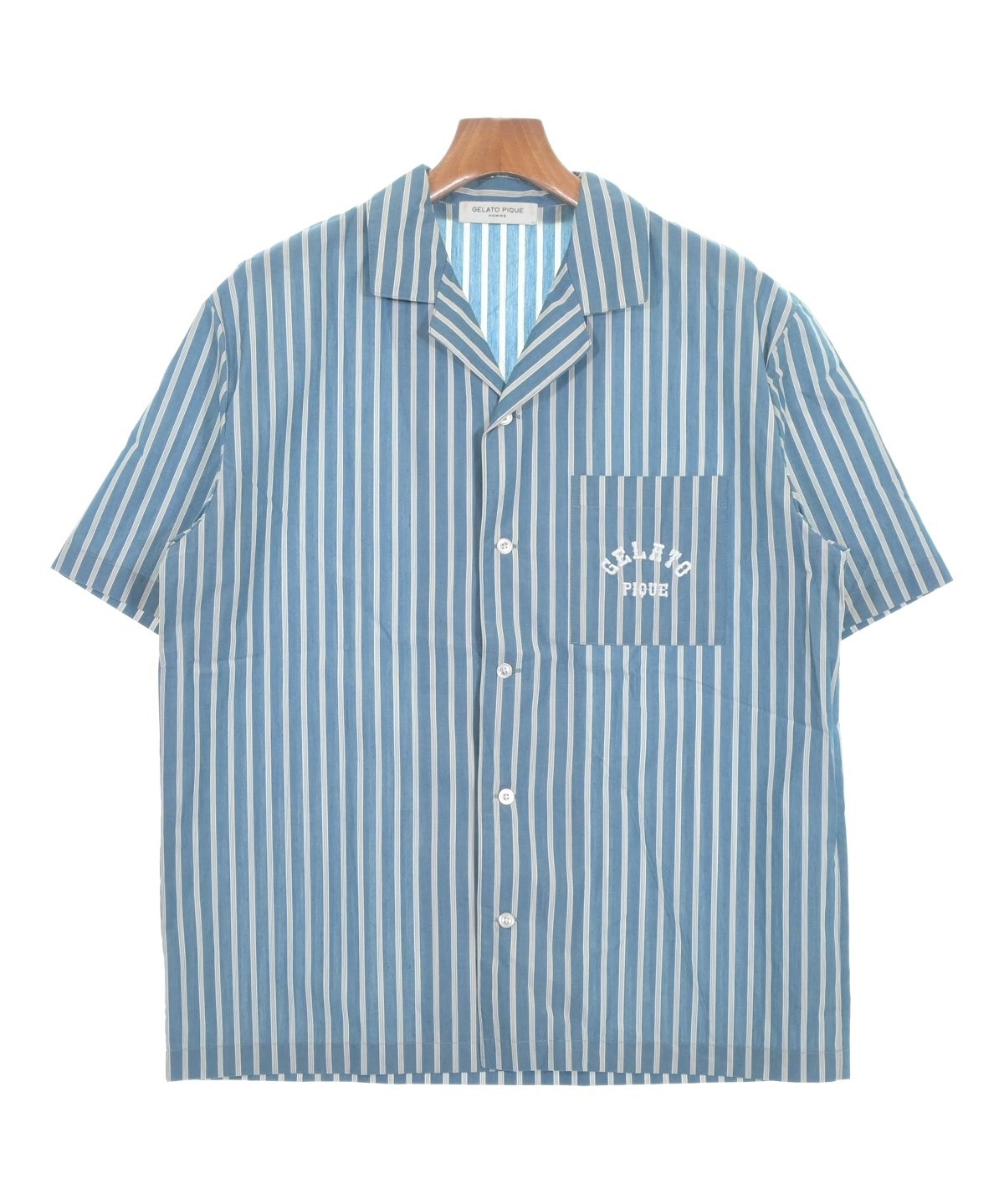 pique0410さま gelato pique HOMME（ジェラート ピケ オム）カジュアルシャツ 青