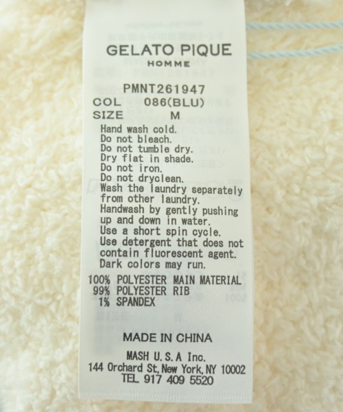 gelato pique HOMME（ジェラート　ピケ　オム）Tシャツ・カットソー 白 サイズ:M メンズ/2200721604015