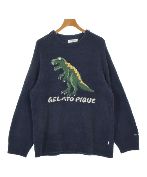 gelato pique HOMME(ジェラート　ピケ　オム)ニット・セーター 紺 サイズ:L/2200687072224