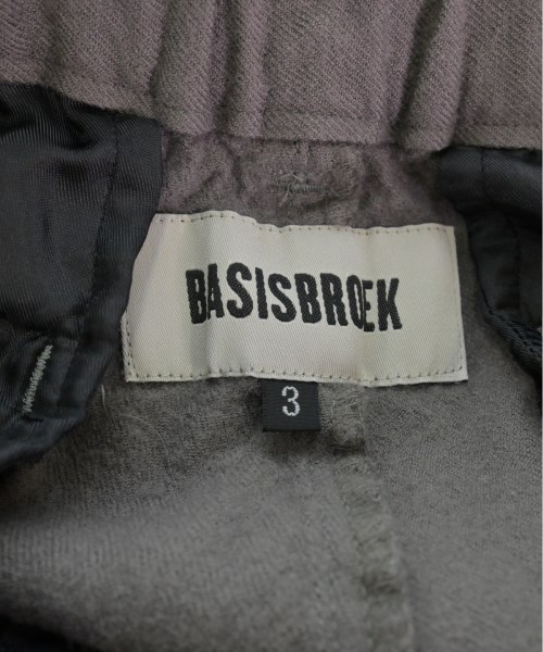 BASISBROEK（バシスブローク）スラックス グレー サイズ:3(L位) メンズ/2200461571134