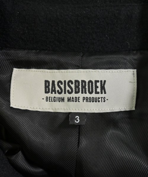 BASISBROEK（バシスブローク）チェスターコート 黒 サイズ:3(L位) メンズ/2200643174016