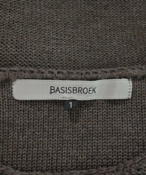 BASISBROEK（バシスブローク）ニット・セーター 茶 サイズ:1(S位) メンズ/2200605840034
