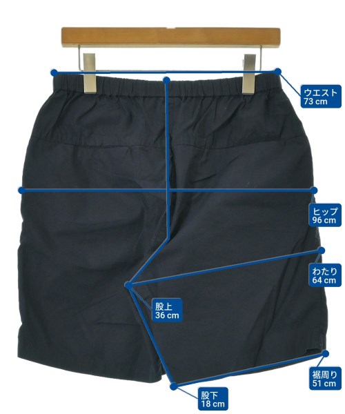BASISBROEK（バシスブローク）ショートパンツ 紺 サイズ:2(M位) メンズ/2200666133281
