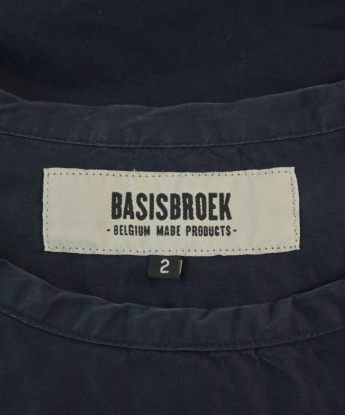 BASISBROEK（バシスブローク）カジュアルシャツ 紺 サイズ:2(M位) メンズ/2200666133403