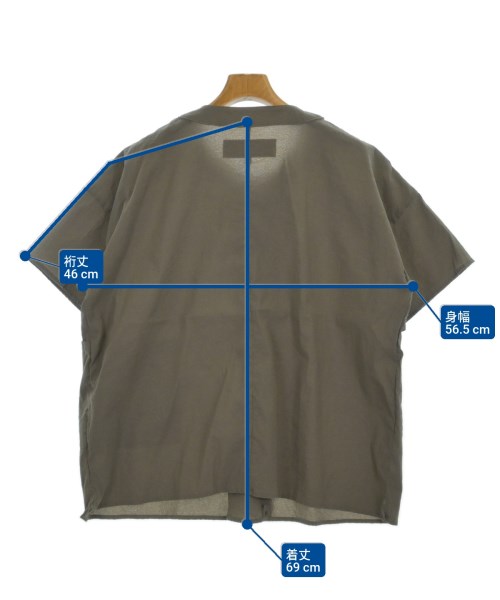 BASISBROEK（バシスブローク）カジュアルシャツ グレー サイズ:1(S位) メンズ/2200666133410