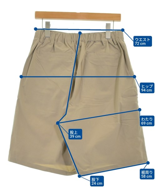BASISBROEK（バシスブローク）ショートパンツ ベージュ サイズ:1(S位) メンズ/2200684716312