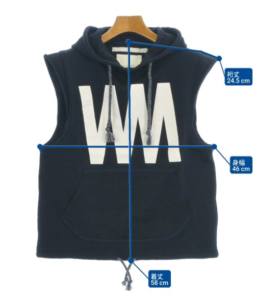 White Mountaineering（ホワイトマウンテニアリング）パーカー 紺 サイズ:S レディース/2200701608118