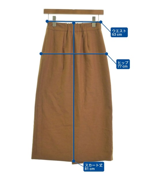 PARIGOT（パリゴ）ロング・マキシ丈スカート オレンジ サイズ:36(S位) レディース/2200622041209