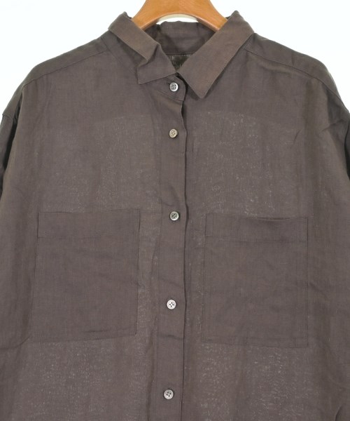 PARIGOT（パリゴ）シャツワンピース 茶 サイズ:F レディース/2200617989035